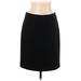 J.Crew Factory Store Casual Skirt: Black Solid Bottoms - Women's Size 10