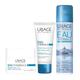 URIAGE | Facial Routine: Eau Riche Cream 40 ml + Eau Nuit Mask 50 ml + Eau Thermale Spray 50 ml | Nourishing & Protective Cream + Quenching Night Mask + Moisturising Spray | Hydration