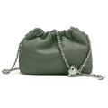 Small Crossbody Bag For Women Trendy.Dumpling Bag Clutch Purse For Women Evening Bag Cloud Purse Vegan Leather Hobo Bag, Leather-green