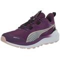 PUMA Women's Reflect Lite Trail Sneaker, Crushed Berry Black White, 5 UK