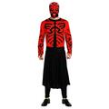 SATCOP Darth Maul Cosplay Costume Red Uniform Suit Adult Halloween Carnival Party Costumes for Man Horror No sword