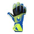 uhlsport Absolutgrip HN Pro Jr., Children and adults goalkeeper gloves, bleu marine/jaune fluo, 5.5 -