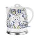 DameCo Kettles Ceramic Electric Kettle Cordless Water Teapot, Teapot-retro 1.8L Jug, 1000w Water Fast For Tea Fast (Color : A) interesting