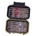 Yardwe 160 Pcs Fly Hook Fishing Kit Fishing Hook Kit Fishing Lure Hook Fly Fishing Accessories Fly Fishing Tackle Bionic Fly Bait Fly Fishing Kit Outdoor Fishing Tackles Top