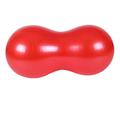 ARKEM Inflatable Peanut Massage Ball, Thickened PVC Explosion-Proof Capsule Ball, Sports Yoga Ball, Gym Fitness Training Yoga, Pilates Massage Ball-red