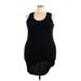 Old Navy Casual Dress - Bodycon Scoop Neck Sleeveless: Black Print Dresses - Women's Size 2X-Large