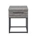 17 Stories Vinona Frame End Table w/ Storage Wood in Gray | 24 H x 17.75 W x 17 D in | Wayfair DD3072777026473F85CE39613780DAEF