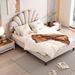 Everly Quinn Praful Platform Bed Upholstered/Velvet, Wood in Brown | 47.4 H x 58.1 W x 76.8 D in | Wayfair C0134FC2FB92488A8A0CF2D2768C5D3A