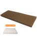 Latitude Run® 3” Thickness Eggshell Foam Massage Breathable 50D High-Resilience Functional Bench Outdoor Cushion in Brown | 3 H x 41 W x 25 D in | Wayfair