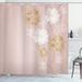 East Urban Home Art Shower Curtain Cherry Blossom Fantasy Garden Polyester in Pink/Gray | 70 H x 69 W in | Wayfair 2FB2C316B3F5425ABFA14D518A82FA1B
