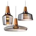 Lampe Suspendue en Verre au Design Nordique Moderne Luminaire Décoratif d'Nik Idéal pour un Loft