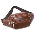 Sac de ceinture en cuir pour hommes sac banane masculin mode de luxe petits sacs initiés