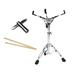 MERIGLARE Snare Drum Stand Double Braced Tripod Percussion Adjustable Knob Nonslip Triangle Bracket Instrument Holder for Stage Concert