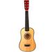 Folk Guitar 23 Inch Folk Acoustic Guitar Beginner Music Instrument 6-String Guitar (Wood Color)