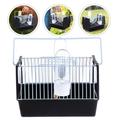 Pixnor Birdcage Parrot Cage Handle Portable Bird Cage Parakeet Bird Cage Hanging Bird Cage Handheld Bird Cage Hamster Cage