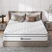 10 Inch Full Size Mattress in a Box, Medium Firm Matterss with Pocket Spring and Soft Foam, Ultimate Motion Isolation