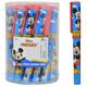 Mickey Capped Pens in PVC Canister -12pcs