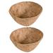 Realyc 2022 New 2Pcs Round Balcony Hanging Bonsai Basket Liner Coconut Shell Flower Pot Planter