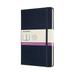 Moleskine Classic Notebook Hard Cover Large (5 x 8.25 ) Double Layout Ruled/Plain Sapphire Blue 240 Pages