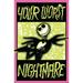 Disney Tim Burton s The Nightmare Before Christmas - Worst Nightmare Wall Poster 14.725 x 22.375