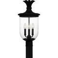 Quoizel Hvn9010 Havana 3 Light 21 Tall Outdoor Post Light - Black