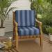 Mozaic Humble + Haute Striped Indoor/Outdoor Corded Deep Seating Cushion Set 27in x 23in x 5in - Preview Lagoon