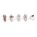 Qisuw Metal Adjustable Nail Art Rings Set Combination Joint Rings Women Party Jewelry