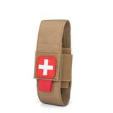 Tactical Molle Tourniquet Storage Flashlight Bag Militar Rescue Survival Kit US