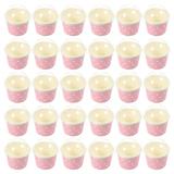 Paper Disposable Ice Cream Cups 50pcs Paper Dessert Cups with Clear Lid Dessert Bowl Hot and Cold To Go Cups for Wedding Birthday Party Supplies Pink