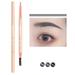 Melotizhi Eyebrow Pencil Waterproof Professional Makeup Eye Brow Pen Micro Brow Pencil Eyebrow Pencil Sculpting Eyebrow Pencil Single Beginner s Eyebrow Pencil Natural Colouring