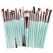 Weloille Eye Makeup Brushes 20Pcs Eyeshadow Brushes Professional Eyebrow Eyeliner Makeup Brushes Set for Eyeshadow Eyebrow Eyeliner Concealer Foundation (Multicolor)