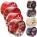 8 Pcs Cookie Boxes Candy Gifts Reusable Gift Box Cookie Tins Large Christmas Gift Tin Gift Card Storage Containers Christmas Gift Boxes with Lids Gift Box Can Tinplate