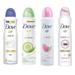 6 Pack Dove Women Body Spray (6X250ml Mix within the available kinds)