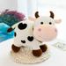 Stiwee 9.8IN Cow Stuffed Animals Soft Cow Plush Stuffed Animals Toy For Kids Cow Plush Doll Plush Toy