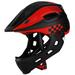 TOMSHOO Cycling Equipment Helmet Helmet Safety Head Safety Helmet Kid Bike Helmet Children Head Chin Equipment OWSOO Kids Helmet Chin - Children s Helmet Chin Red