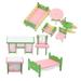 2 Sets Dollhouse Toys Childrens Accessories Mini Furniture DIY Ornaments Photo Props Baby Infant