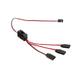 OWSOO Extension Wire Y Cable SCX10 Cable SCX10 1/10 Channel Wire Switch Y Cable LED On/Off Switch On/Off Switch Y ERYUE 3 Way LED Way LED On/Off Remote Cars Channel HUIOP