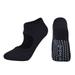 BKQCNKM No Show Socks Womens Ankle Socks Toe Socks Yoga Socks Ladies Solid Color Backless Grip Socks Yoga Ankle Sports Socks Ladies Anti Slip Slippers Socks No Show Socks Black One Size