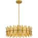 LIZ2820GFL-Quoizel Lighting-Liza - 4 Light Pendant In Modern Style-8.75 Inches Tall and 20.5 Inches Wide