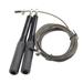 BAOSITY Skipping Rope Speed Jump Rope 118inch Adjustable Length Wear Resistant Boxing Workouts Portable Speed Umping Rope Speed Rope Thick Black