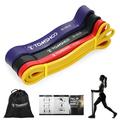 TOMSHOO Yoga tension band Assist Bands Set Workout Bands Carry Bands Set Resistance Set Resistance Loop 4pcs Up Assist Bands Workout Bands Loop Bands Workout Resistance Loop Bands Up Assist Bands