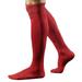 BKQCNKM Compression Socks Men Mens Compression Socks Compression Socks Thigh High Socks Football Soccer High Knee Over Baseball Sport Socks Men Sock Long Socks Compression Stockings Red One Size