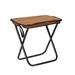 figatia Camping Stool Camp Stool Compact Ultralight Portable Folding Stool Folding Small Chair for Backpacking Travel Barbecue Hiking Brown