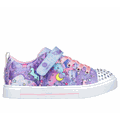 Skechers Girls Twinkle Sparks - Unicorn Dreaming Sneaker in Purple, Size 12 | Textile/Synthetic