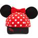 Disney Accessories | Disney Minnie Mouse Polka Dot Cap | Color: Black/Red | Size: Osg