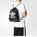 Adidas Bags | Adidas Blackdrawstring Cinch Sack Backpack ,Zipper Pocket, Sport,Locker Storage | Color: Black | Size: Os