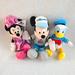 Disney Toys | Lot Of 3 Disney Stuffed Plush Dolls Mickey, Minnie, Donald Duck | Color: Blue/Pink | Size: Osbb