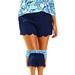 Lilly Pulitzer Shorts | Lilly Pulitzer Women's Shorts Dahlia Scalloped Hem Navy Blue Size L New With T | Color: Blue | Size: L