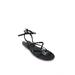 Madewell Shoes | Madewell Womens Leather Ankle Strap Slingbacks Sandals Black Size 8.5 | Color: Black | Size: 8.5