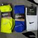 Nike Underwear & Socks | 3 Pair Men's Nwot Athletic Socks Lg Reebok Neon Yellow & Royal Blue, Nike White | Color: Blue/White | Size: L